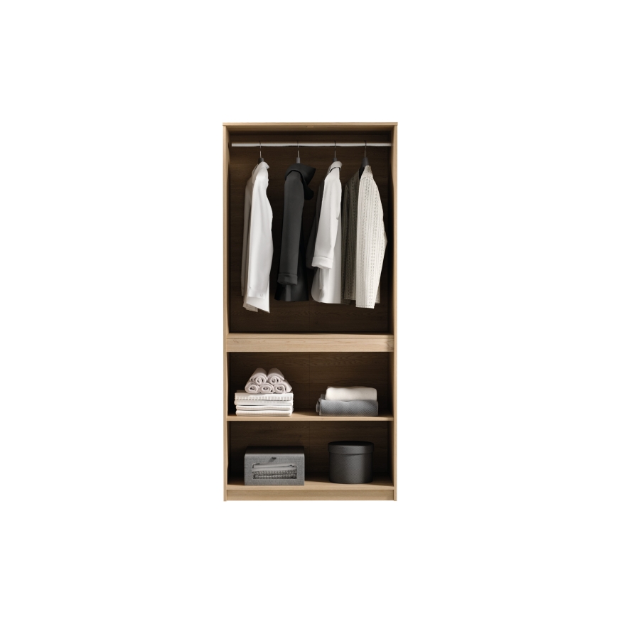 Šatníková skriňa MIYABI 90x198x52 cm dub Cremona