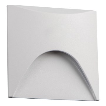 Schodiskové svietidlo EXIN LED/2,5W/230V 4000K IP65 biele hranaté