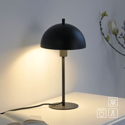 Schöner Wohnen 11726-18 - Stolná lampa ALI 1xE14/15W/230V čierna