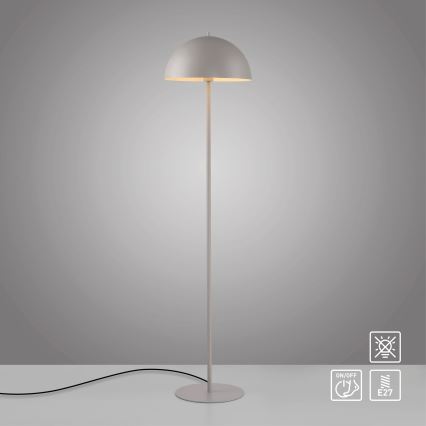 Schöner Wohnen 11727-39 - Stojacia lampa ALI 1xE27/25W/230V sivá