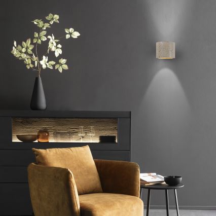 Schöner Wohnen 12542-42 - Nástenné svietidlo TRAVENTA 1xG9/10W/230V betón