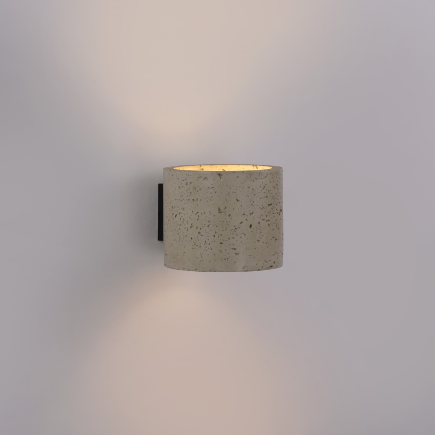 Schöner Wohnen 12542-42 - Nástenné svietidlo TRAVENTA 1xG9/10W/230V betón