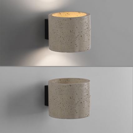 Schöner Wohnen 12542-42 - Nástenné svietidlo TRAVENTA 1xG9/10W/230V betón