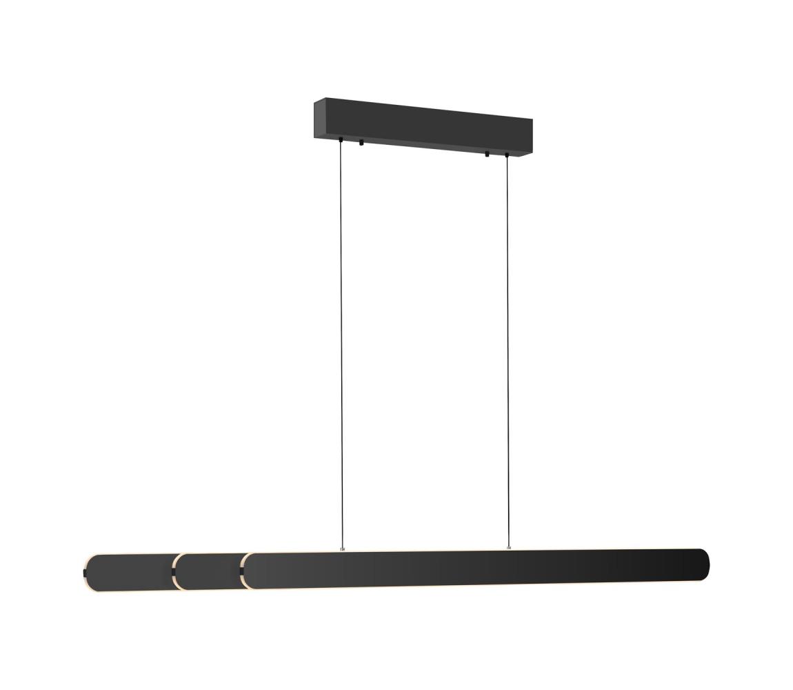 Schöner Wohnen 12577-18 - LED stmievateľný luster na lanku ADRIANA 2xLED/24W/230V čierna 12577-18