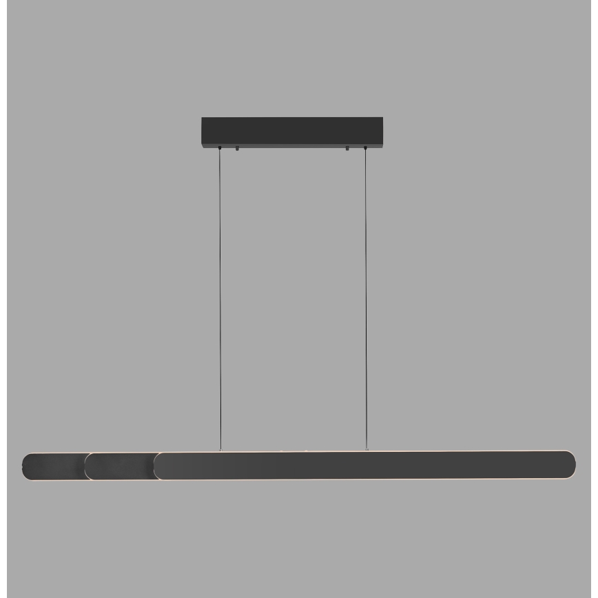 Schöner Wohnen 12577-18 - LED stmievateľný luster na lanku ADRIANA ROUND 2xLED/24W/230V 2700/3000/3500/4000/5000K 160 cm čierny