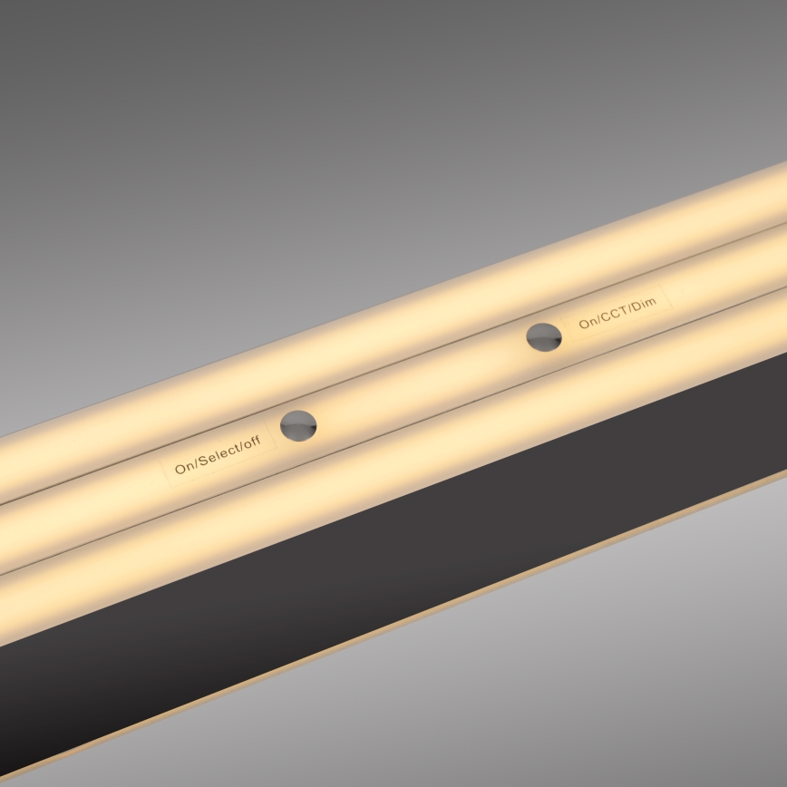 Schöner Wohnen 12577-18 - LED stmievateľný luster na lanku ADRIANA ROUND 2xLED/24W/230V 2700/3000/3500/4000/5000K 160 cm čierny