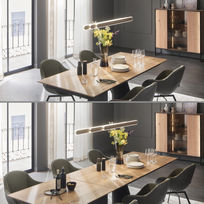 Schöner Wohnen 12577-39 - LED stmievateľný luster na lane ADRIANA ROUND 2xLED/24W/230V 2700/3000/3500/4000/5000K sivá