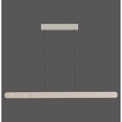 Schöner Wohnen 12577-39 - Stmievateľný LED luster na lanku ADRIANA ROUND 2xLED/24W/230V 2700/3000/3500/4000/5000K 160 cm sivá