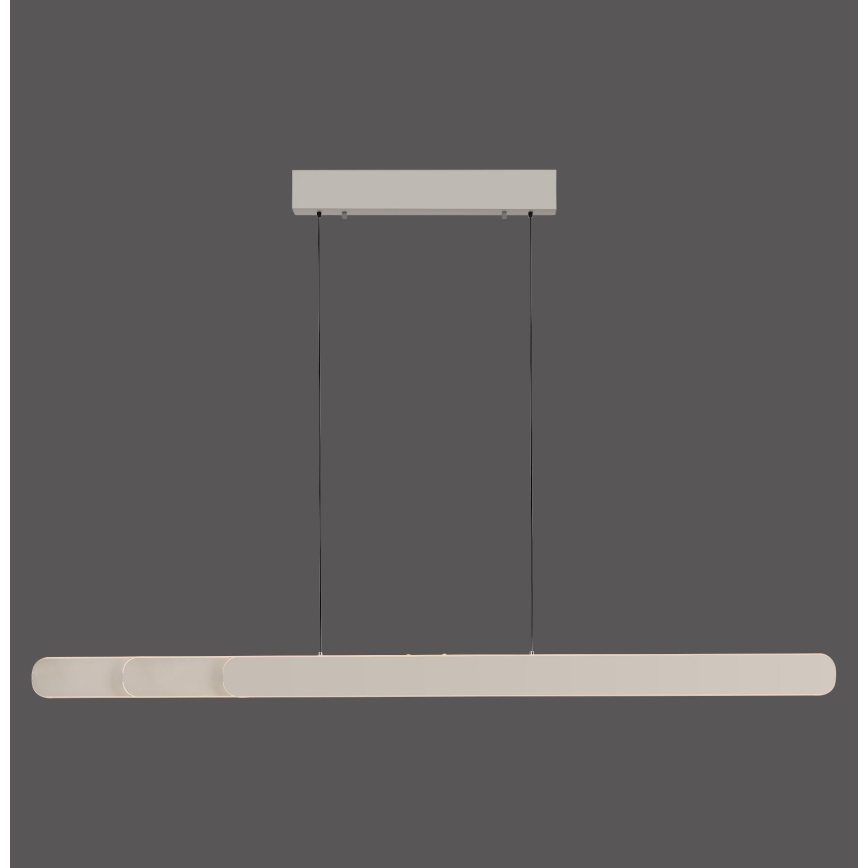 Schöner Wohnen 12577-39 - Stmievateľný LED luster na lanku ADRIANA ROUND 2xLED/24W/230V 2700/3000/3500/4000/5000K 160 cm sivá