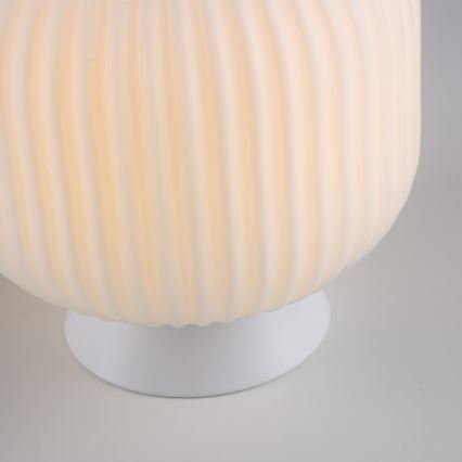 Schöner Wohnen 13573-16 - Stolná lampa NAMI 1xE27/25W/230V biela