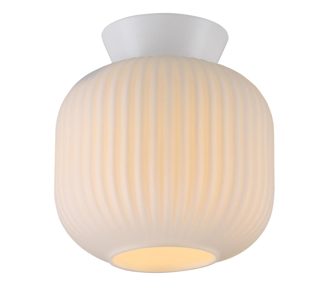 Schöner Wohnen 13574-16 - Stropné svietidlo NAMI 1xE27/25W/230V, priemer 20 cm, biele 13574-16