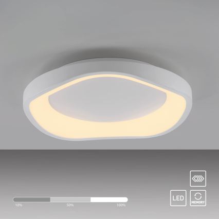 Schöner Wohnen 14233-16 - LED stmievateľné stropné svietidlo MONTA LED/21W/230V pr. 40 cm biela