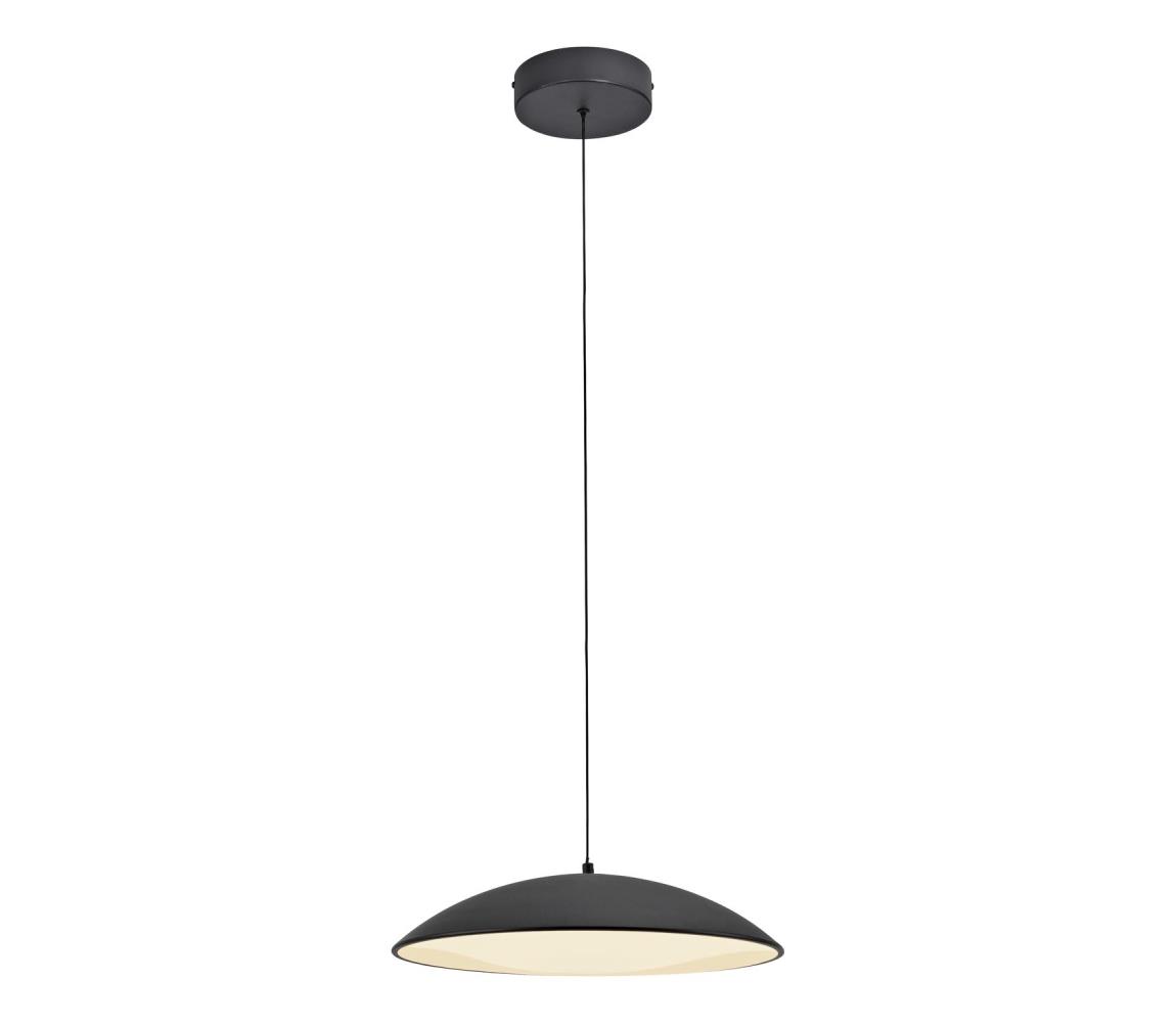 Schöner Wohnen 14606-18-LED stmievateľný závesný luster na lanku LENTE LED/17W/230V pr. 40 cm čierna 14606-18