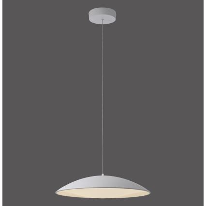 Schöner Wohnen 14607-16 - LENTE LED stmievateľný závesný luster na lankách LED/23W/230V Ø 50 cm biela