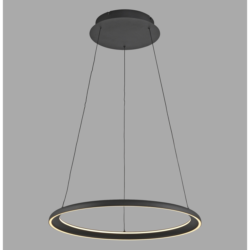Schöner Wohnen 15570-18 - Stmievateľný LED závesný luster na lanku QUILLO LED/36W/230V priemer 60 cm čierna