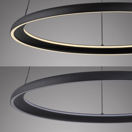 Schöner Wohnen 15570-18 - Stmievateľný LED závesný luster na lanku QUILLO LED/36W/230V priemer 60 cm čierna