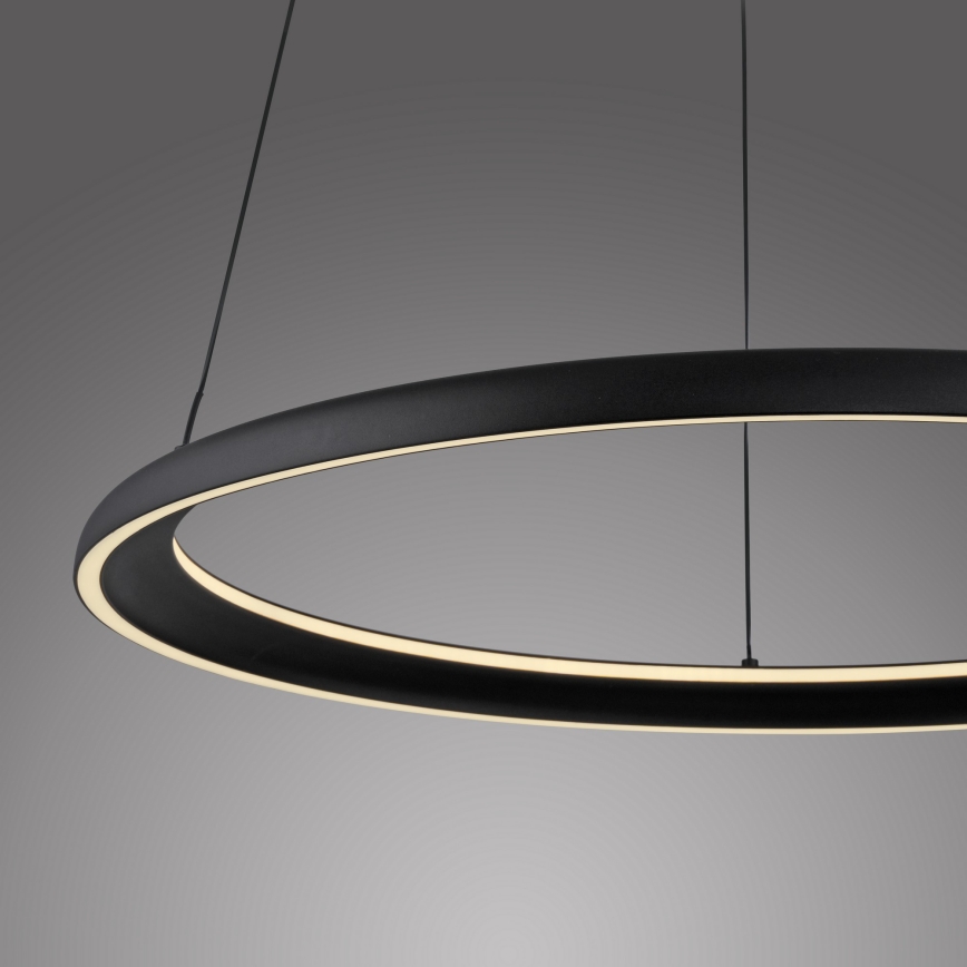 Schöner Wohnen 15570-18 - Stmievateľný LED závesný luster na lanku QUILLO LED/36W/230V priemer 60 cm čierna