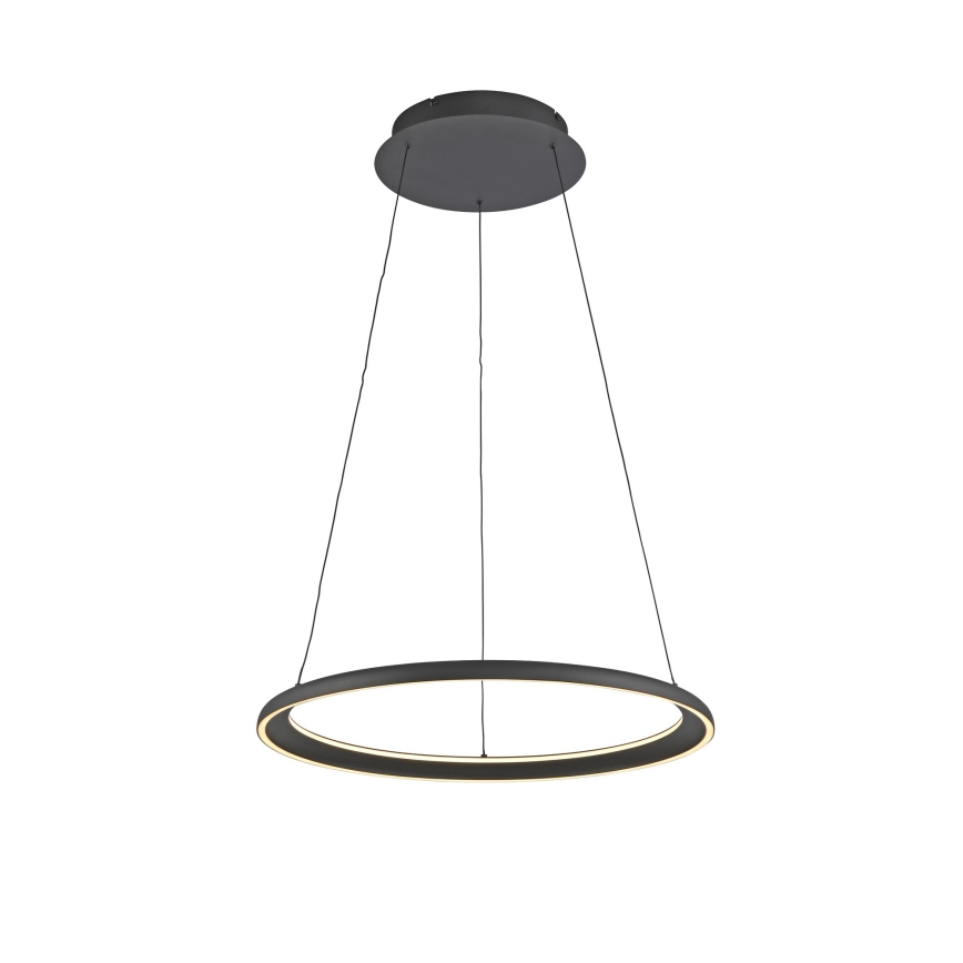 Schöner Wohnen 15570-18 - Stmievateľný LED závesný luster na lanku QUILLO LED/36W/230V priemer 60 cm čierna
