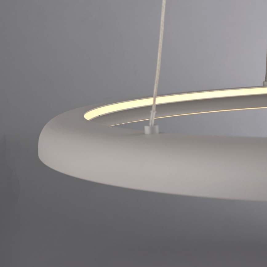 Schöner Wohnen 15570-39 - LED stmievateľný závesný luster na lane QUILLO LED/36W/230V Ø 60 cm sivá