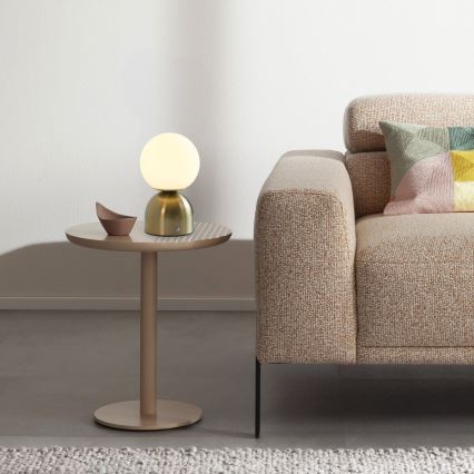 Schöner Wohnen 19218-12 - LED stlmiteľná dotyková nabíjateľná stolná lampa RUDI LED/1,2W/5V 3000-6000K 1200 mAh zlatá