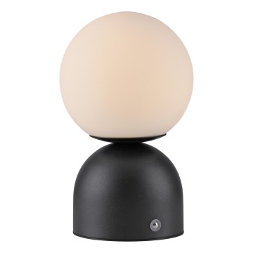 Schöner Wohnen 19218-18 - LED stmievateľná dotyková nabíjateľná stolová lampa RUDI LED/1,2W/5V 3000-6000K 1200 mAh čierna