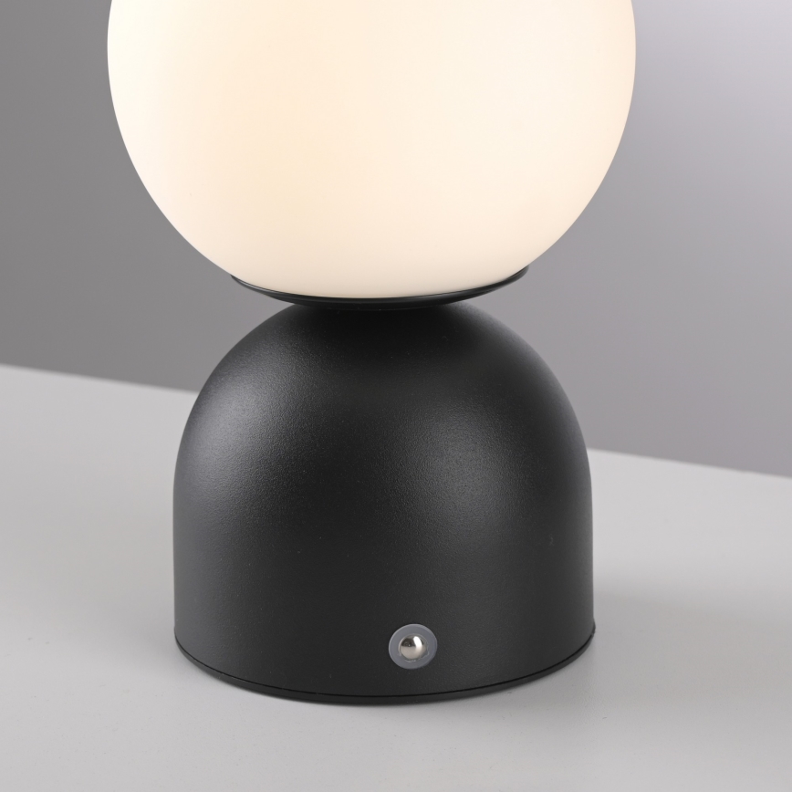 Schöner Wohnen 19218-18 - LED stmievateľná dotyková nabíjateľná stolová lampa RUDI LED/1,2W/5V 3000-6000K 1200 mAh čierna