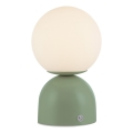 Schöner Wohnen 19218-43 - LED stmievateľná dotyková nabíjateľná stolová lampa RUDI LED/1,2W/5V 3000-6000K 1200 mAh zelená