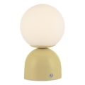 Schöner Wohnen 19218-81 - LED stmievateľná dotyková nabíjacia stolná lampa RUDI LED/1,2W/5V 3000-6000K 1200 mAh žltá