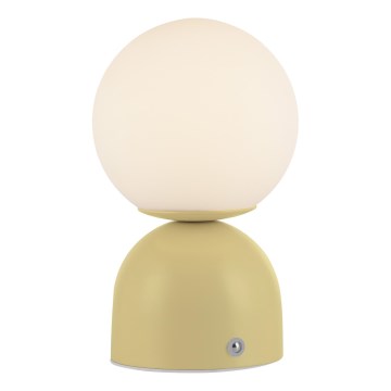 Schöner Wohnen 19218-81 - LED stmievateľná dotyková nabíjacia stolná lampa RUDI LED/1,2W/5V 3000-6000K 1200 mAh žltá