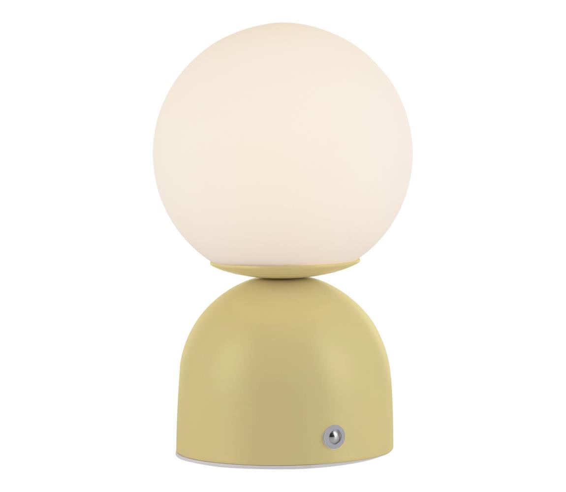 Schöner Wohnen 19218-81 - LED stmievateľná stolná lampa RUDI LED/1,2W/5V žltá 19218-81
