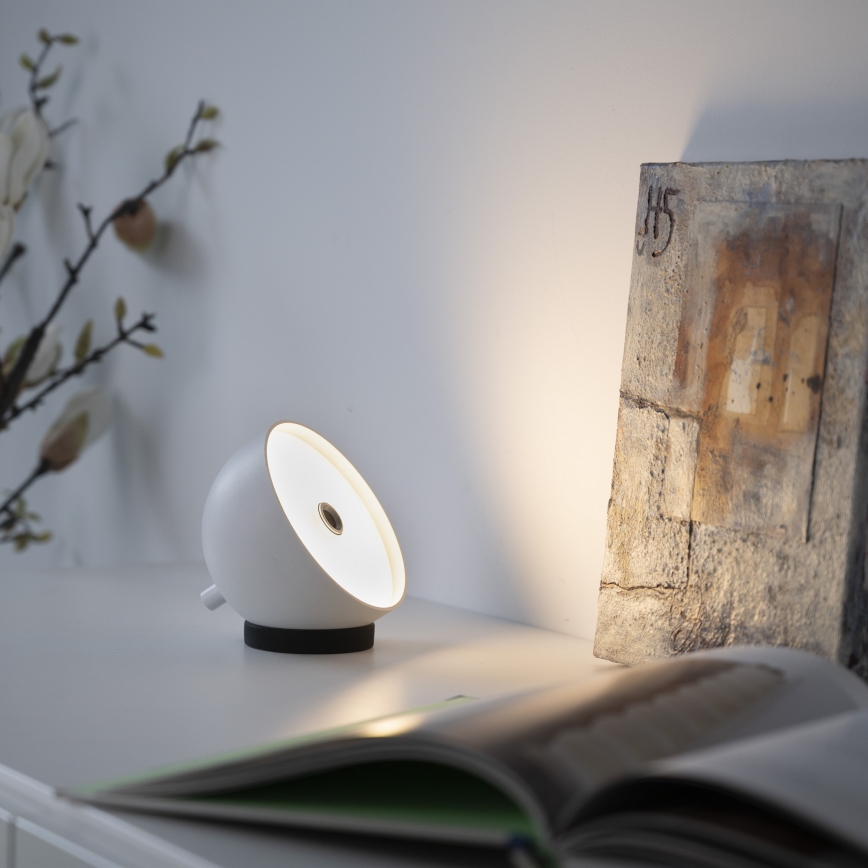 Schöner Wohnen 19244-16 - LED stmievateľná dotyková nabíjateľná vonkajšia stolná lampa BELLIS LED/2,5W/5V 2600 mAh IP54 biela