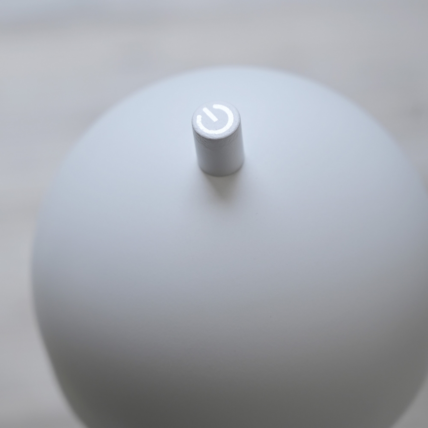 Schöner Wohnen 19244-16 - LED stmievateľná dotyková nabíjateľná vonkajšia stolná lampa BELLIS LED/2,5W/5V 2600 mAh IP54 biela