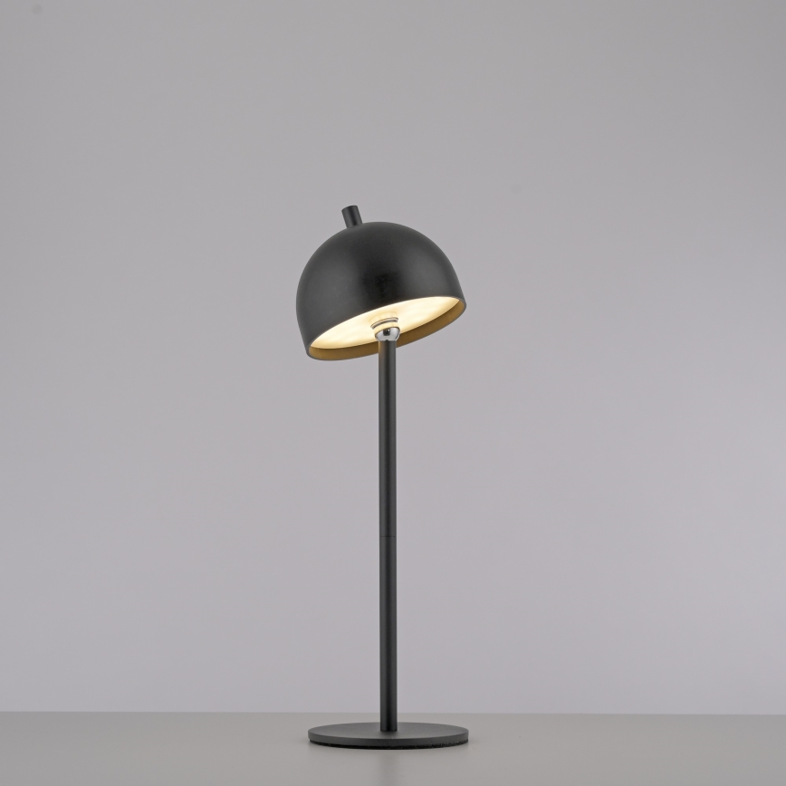 Schöner Wohnen 19244-18 - LED stmievateľná dotyková nabíjateľná vonkajšia stolová lampa BELLIS LED/2,5W/5V 2600 mAh IP54 čierna