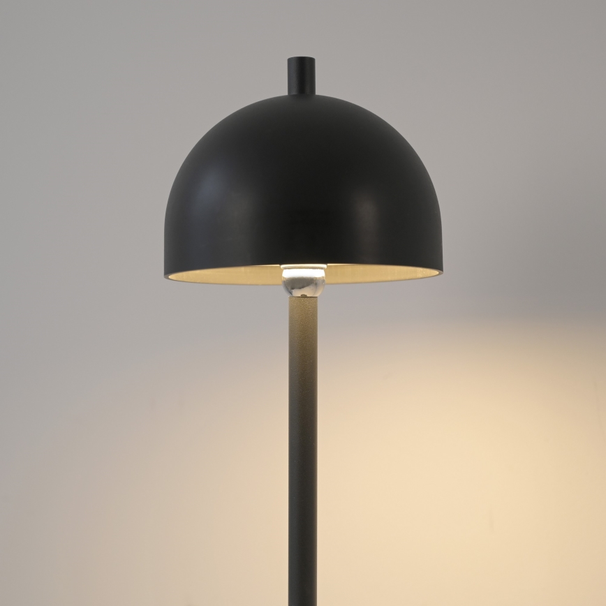 Schöner Wohnen 19244-18 - LED stmievateľná dotyková nabíjateľná vonkajšia stolová lampa BELLIS LED/2,5W/5V 2600 mAh IP54 čierna