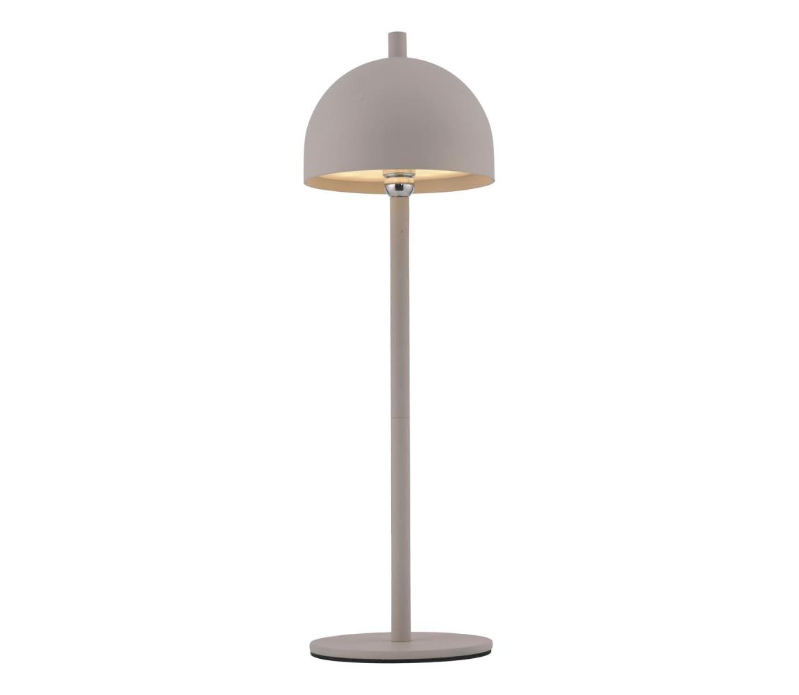 Schöner Wohnen 19244-39 - stmievateľná LED stolová lampa BELLIS LED/2,5W/5V IP54 sivá 19244-39