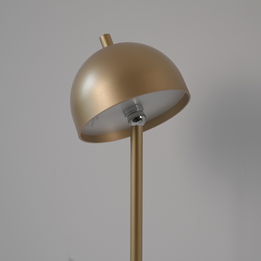 Schöner Wohnen 19245-12 - LED stmievateľná dotyková nabíjateľná vonkajšia stojaca lampa BELLIS LED/2,5W/5V 2600 mAh IP54 zlatá