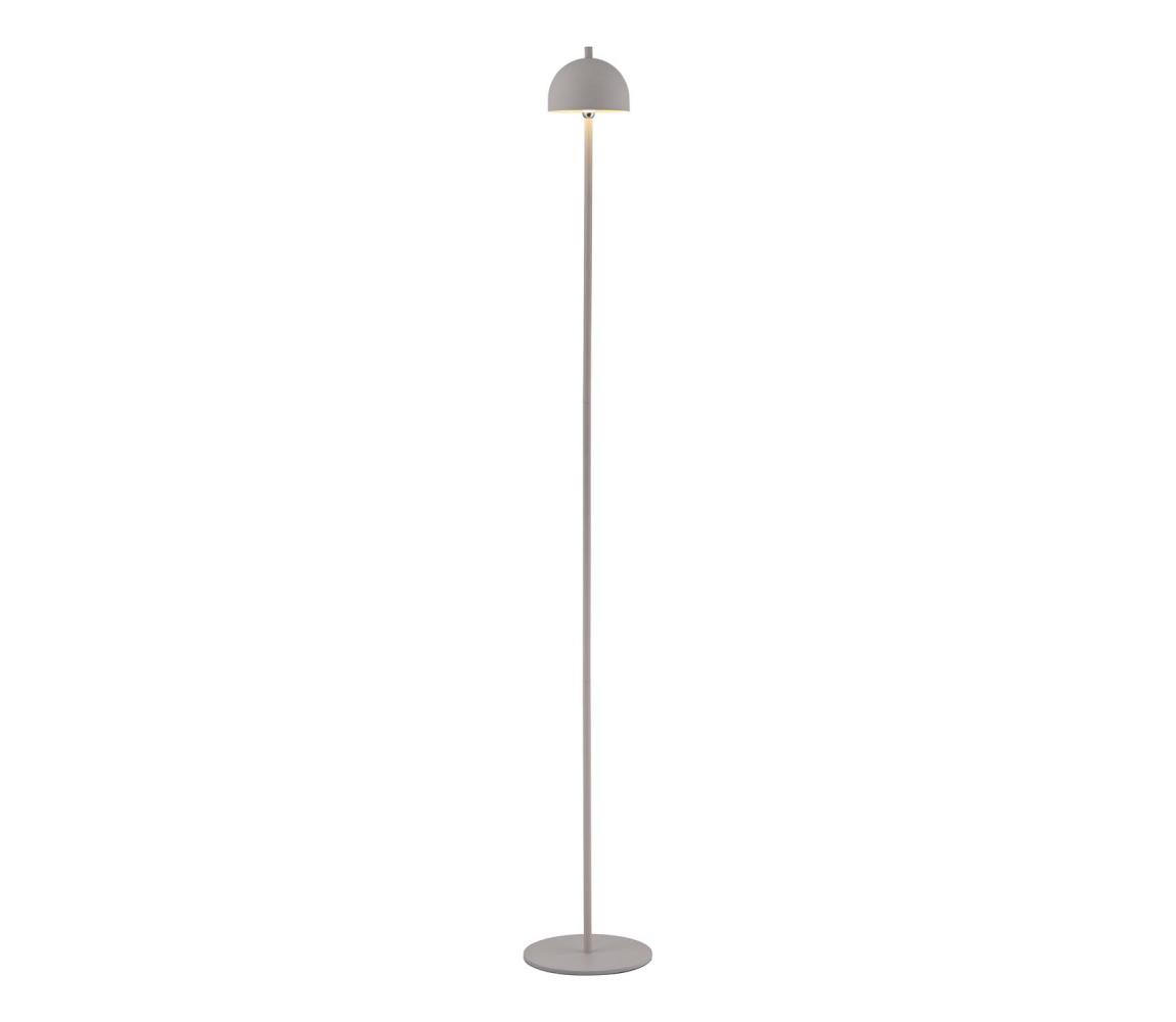 Schöner Wohnen 19245-39 - LED stmievateľná stojacia lampa BELLIS LED/2,5W/5V IP54 sivá 19245-39
