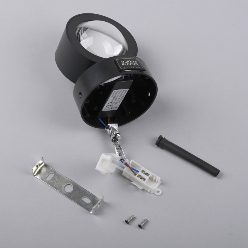 Schöner Wohnen 19331-18 - LED nástenné svietidlo CHIA 2xLED/2W/230V čierne