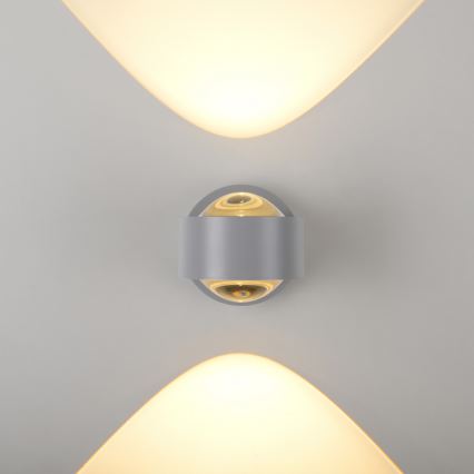 Schöner Wohnen 19331-21 - LED nástenné svietidlo CHIA 2xLED/2W/230V antracitové