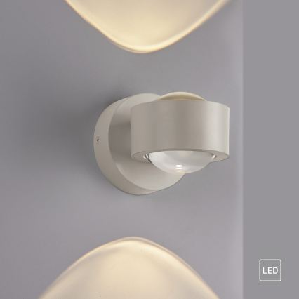 Schöner Wohnen 19331-39 - LED nástenné svietidlo CHIA 2xLED/2W/230V sivá