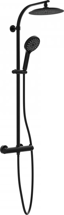 Schütte 60076 - Sprchová sada s termostatickou batériou MADURA FRESH čierna