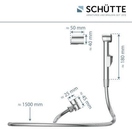 Schütte 78016 - Sprška na umývadlo lesklý chróm