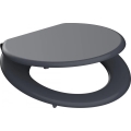 Schütte 80104 - WC sedadlo SPIRIT antracit SoftClose MDF drevo