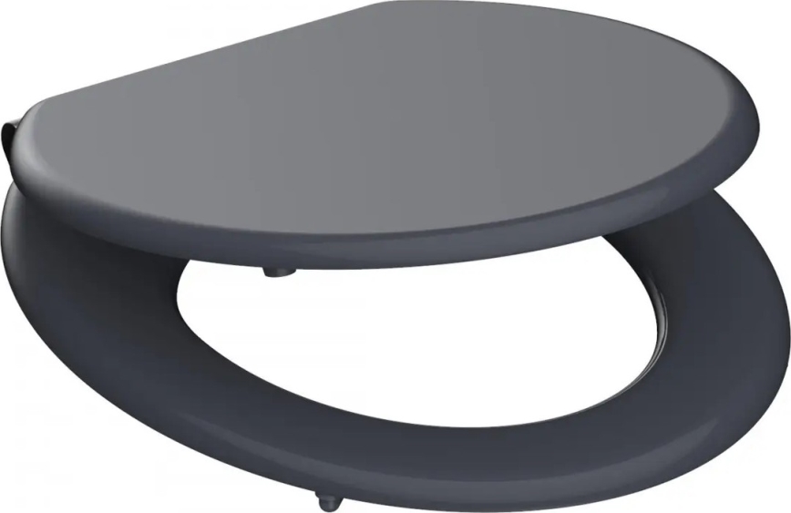 Schütte 80104 - WC sedadlo SPIRIT antracit SoftClose MDF drevo