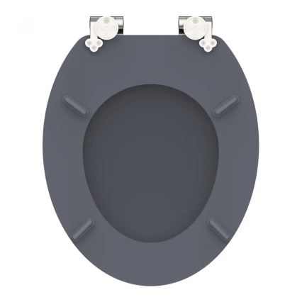 Schütte 80104 - WC sedadlo SPIRIT antracit SoftClose MDF drevo