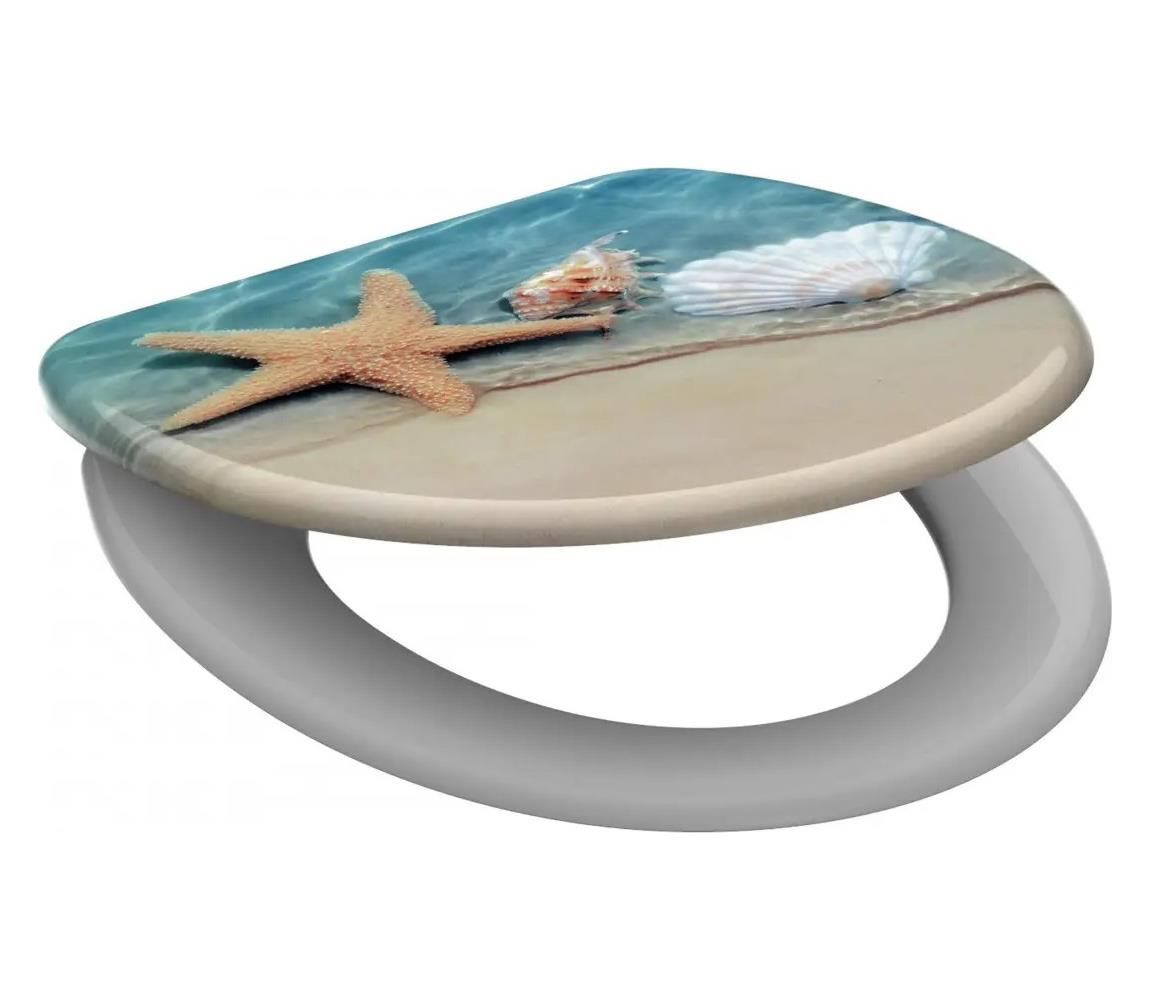 Schütte 82196 - WC sedátko BEACH s funkciou SoftClose, duroplast 82196