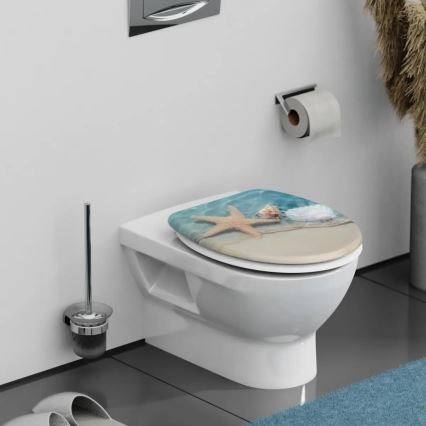 Schütte 82196 - WC sedátko BEACH s funkciou SoftClose, duroplast