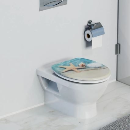Schütte 82196 - WC sedátko BEACH s funkciou SoftClose, duroplast