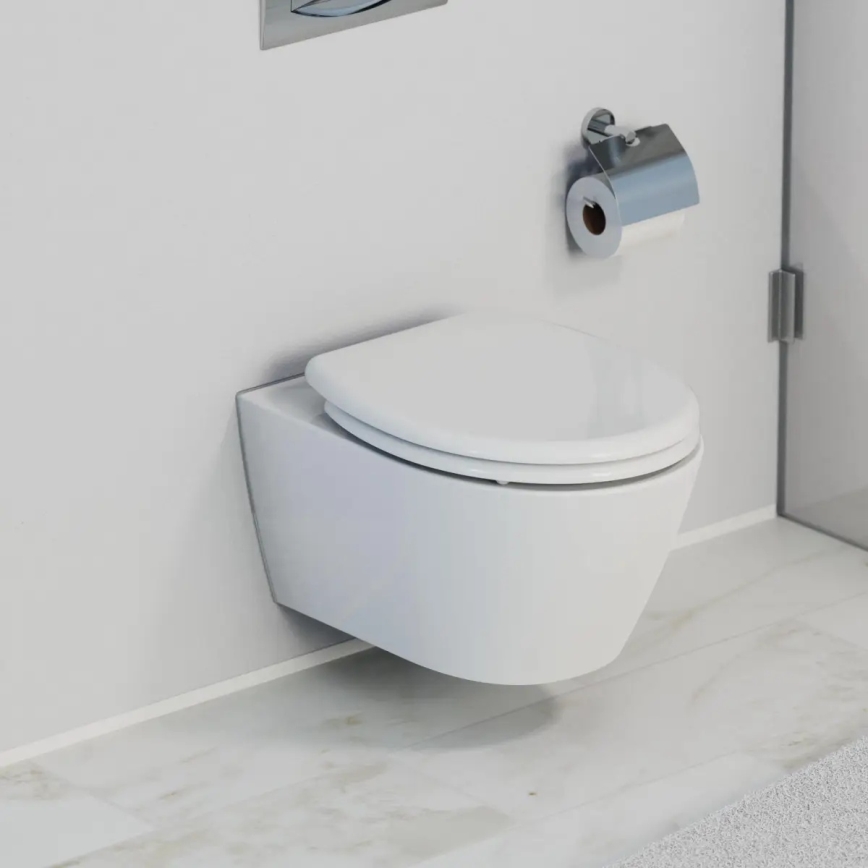 Schütte 82300-A - WC sedadlo WHITE SoftClose duroplast