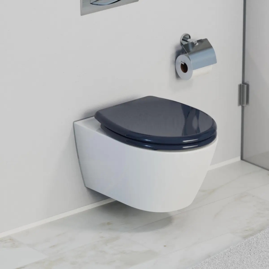 Schütte 82304-A - WC sedátko Antracit, SoftClose, z duroplastu